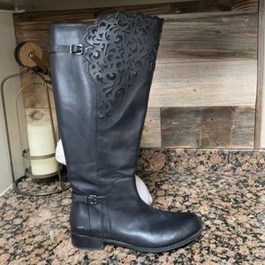 🤩Lace Detail-Gianni Bini Wide Calf Boots🤩